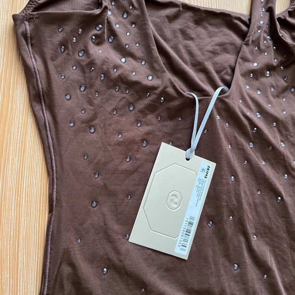 SKIMS X Swarovski Jelly sheer square neck bodysuit - Picture 3 of 4